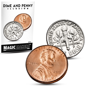 Dime & Penny Illusion Precision With Bang Ring