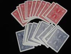 Bicycle Poker-Double Back red/blue