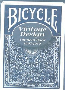 Bicycle Vintage Design - Tangent Back - Blue Back