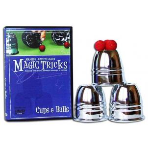 Amazing Easy To Learn Magic Tricks - Cups & Balls Combo Amazing Easy To Learn Magic Tricks - Cups & Balls Combo