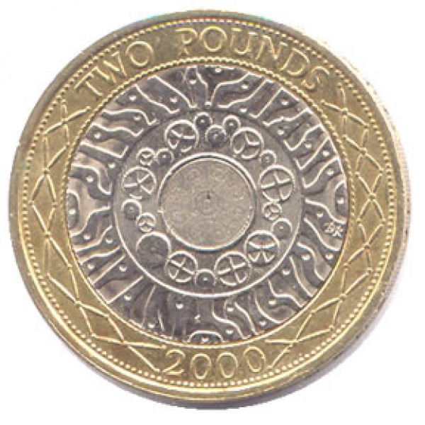 £2 Split Coin