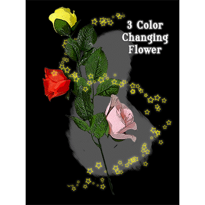 Three Color Changing Floating Flower by JL Magic - Trick