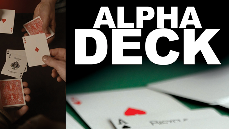 Alpha Deck (Cards and Online Instructions) by Richard Sanders -