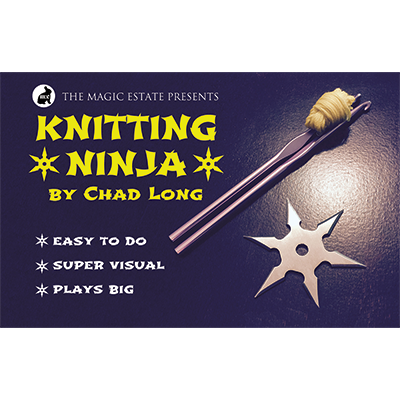 Knitting Ninja (Props and DVD) by Chad Long - DVD