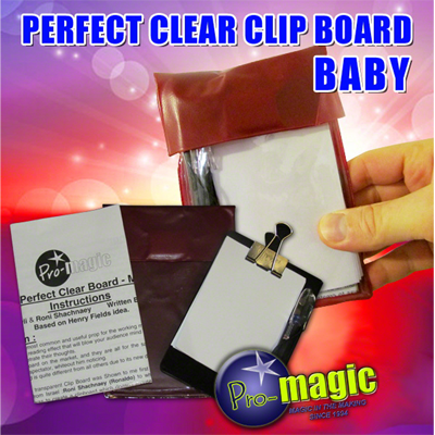 Clear Clip Board (Baby) by Guy Bavli - Trick