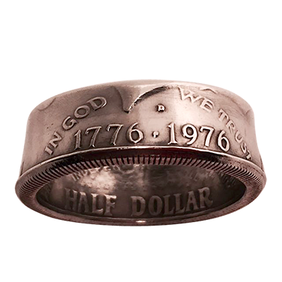 Genuine Half-Dollar Ring(11.5/20.98 mm)By Diamond Jim Tyler - Tr