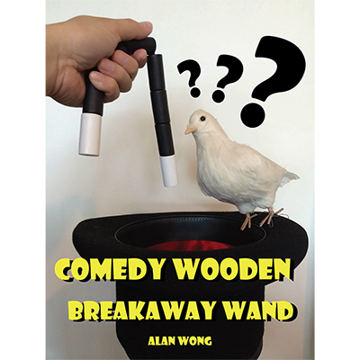Comedy wooden breakaway wand (XL) by Alan Wong