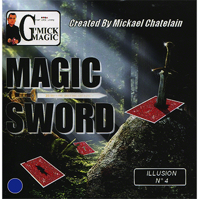 Magic Sword Card (Blue)by Mickael Chatelain - Trick