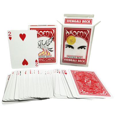 Phoenix Svengali Deck Red (Casino Quality) by Card-Shark - Trick