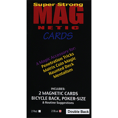 Magnetic Card (Double Back Blue) by Chazpro Magic - Trick