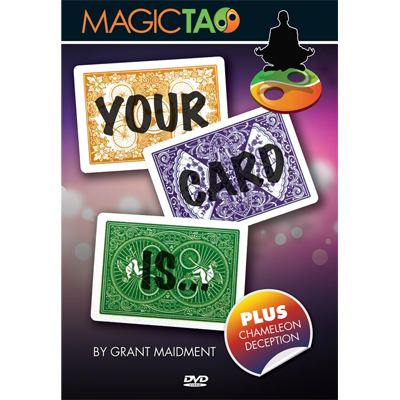 Your Card Is (DVD and Gimmick) by Grant Maidment and Magic Tao -