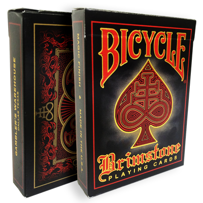 Bicycle Brimstone Deck (Red) by Gambler's Warehouse - Trick