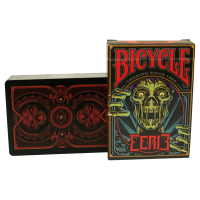 Bicycle Eerie Deck (Red) by Gambler's Warehouse - Trick
