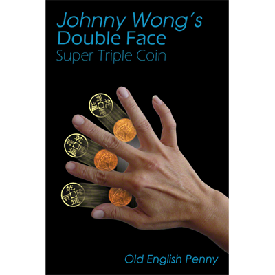 Double Face Super Triple Coin - Old English Penny (w/DVD) by Joh