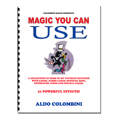Magic You Can Use (Spiral Bound) by Aldo Colombini - Book