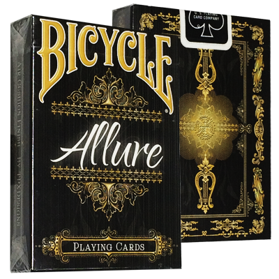 Bicycle Allure Black Deck by Gambler's Warehouse