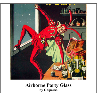 Airborne Party Glass by G Sparks - Trick