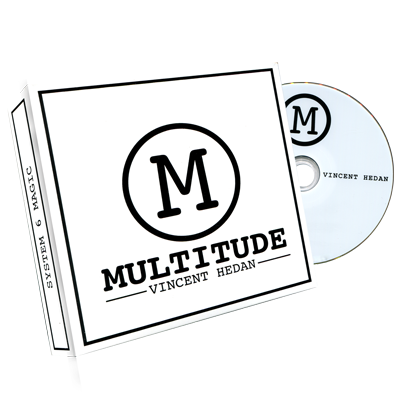 Multitude (DVD & Gimmicks) Red by Vincent Hedan and System 6 - D
