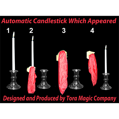 Automatic Appearing Candle (2 PARTS:GIMMICK AND DVD) by Tora Mag