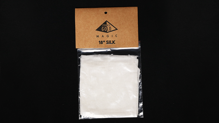 Silk 18 inch (White) by Pyramid Gold Magic