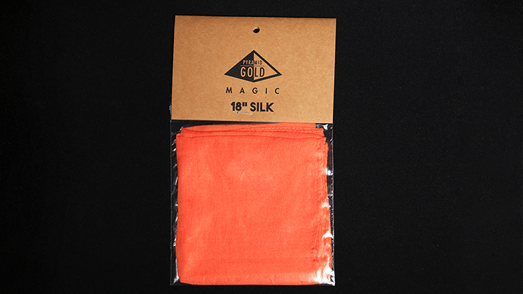 Silk 18 inch (Orange) by Pyramid Gold Magic