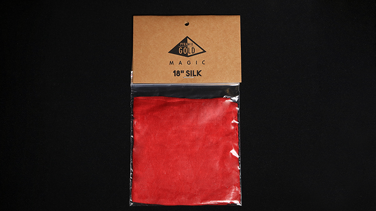 Silk 18 inch (Bright Red) by Pyramid Gold Magic