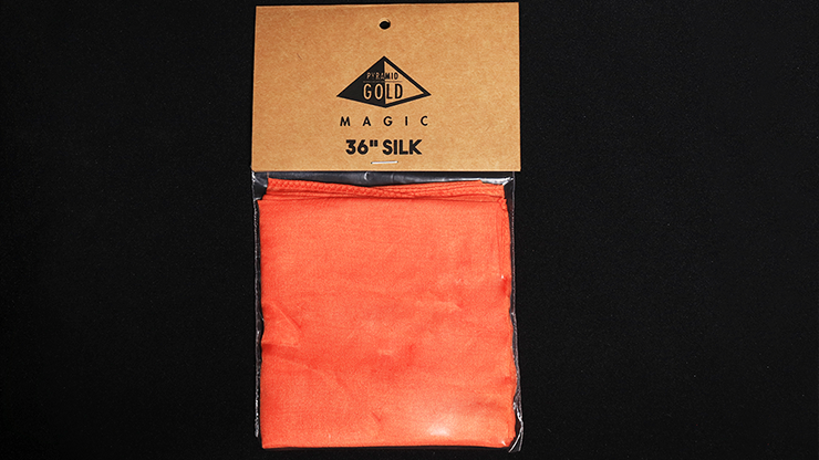 Silk 36 inch (Orange) by Pyramid Gold Magic