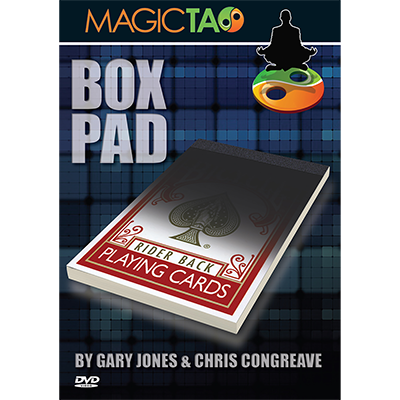Box Pad (RED) DVD and Gimmick by Gary Jones and Chris Congreave