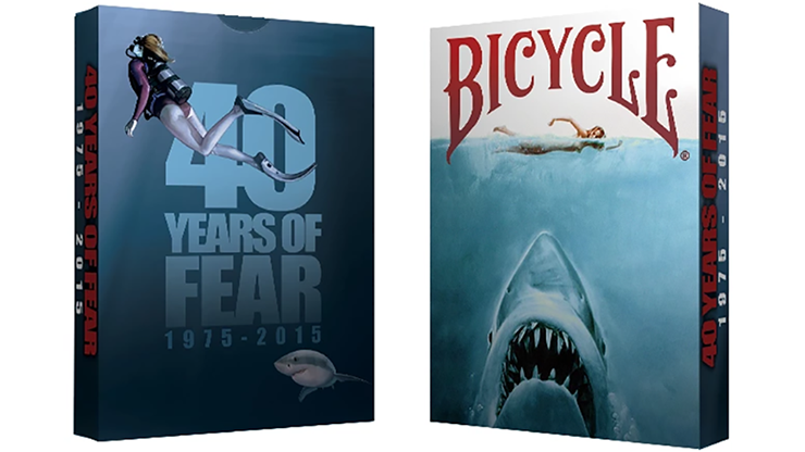 Bicycle 40 Years of Fear Jaws Playing Card by Crooked Kings