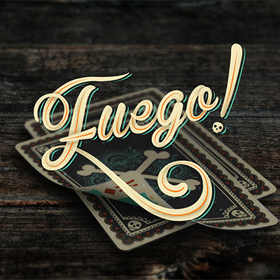 Fuego! - Day of the Dead Inspired (Sol Edition) Playing Cards