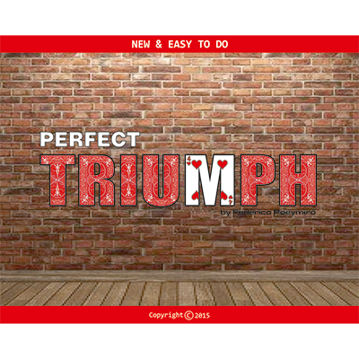 Perfect Triumph (gimmicks & DVD) by Federico Poeymiro - Trick