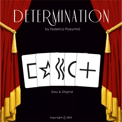 Determination (Gimmicks & DVD) by Federico Poeymiro - Trick