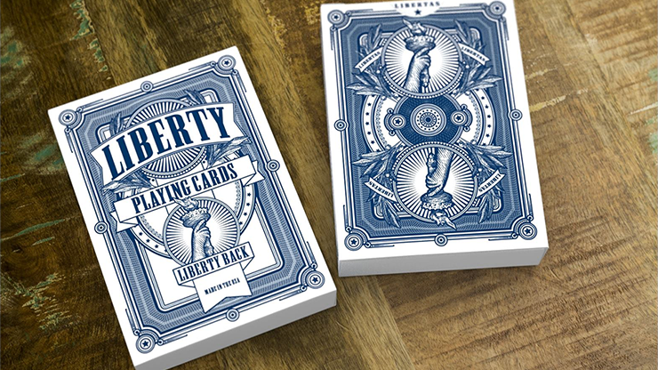 Liberty Playing Cards (Blue) by Jackson Robinson and Gamblers Wa