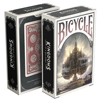 Bicycle Kingdoms (Red) Playing Cards - Click Image to Close
