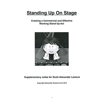 Standing Up On Stage(Creating a Commercial and Effective Stand U