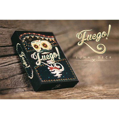 Fuego! - Day of the Dead Inspired (Luna Edition) Playing Cards