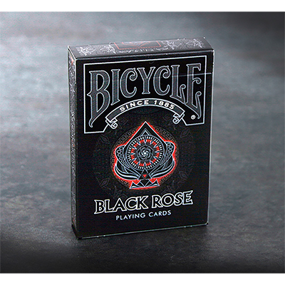 Bicycle Black Rose Playing Cards by Collectable Playing Cards