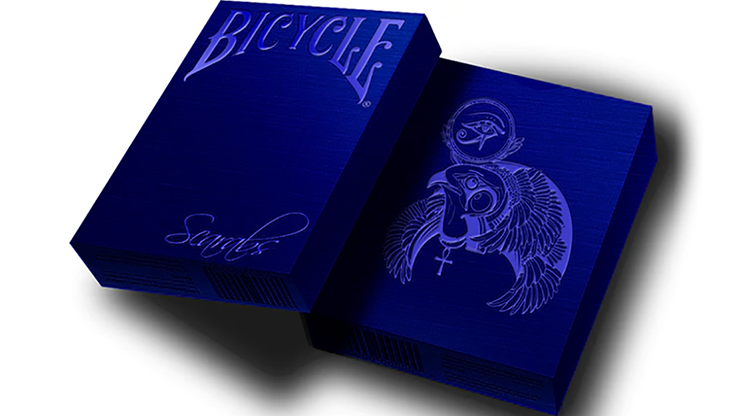 Bicycle Scarab Sapphire (Limited Edition) Playing Cards by Crook