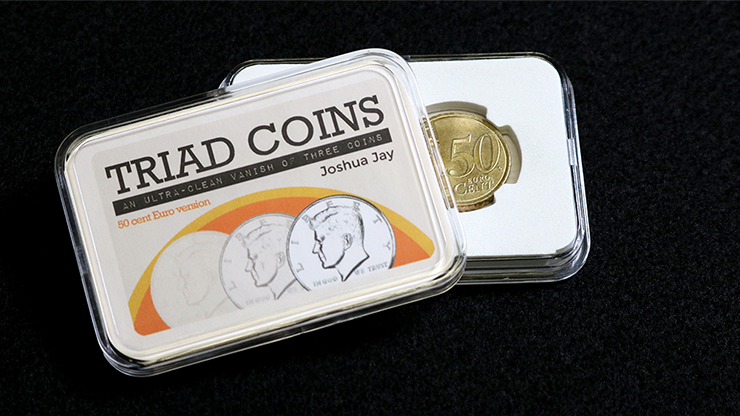 Triad Coins (Euro Gimmick and Online Video Instructions) by Josh