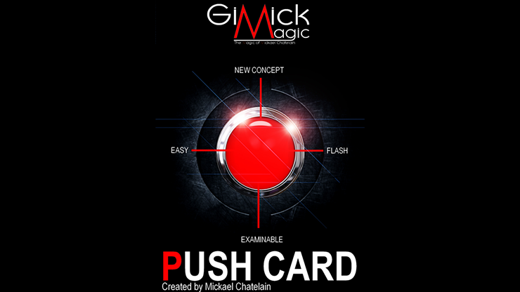 PUSH CARD (Japanese) by Mickael Chatelain - Trick