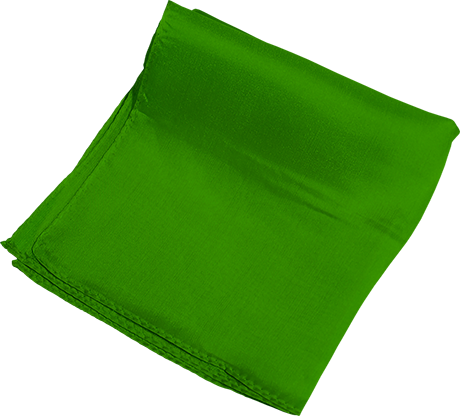 Silk 18" (Green) Magic by Gosh - Trick