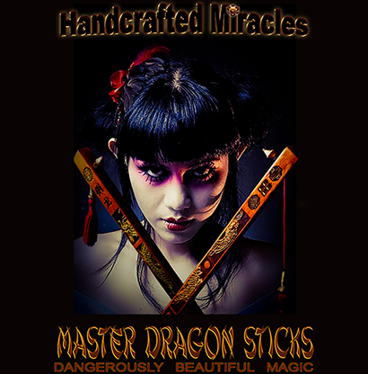 Master Dragon Sticks (Deluxe) by Hand Crafted Miracles - Trick - Click Image to Close