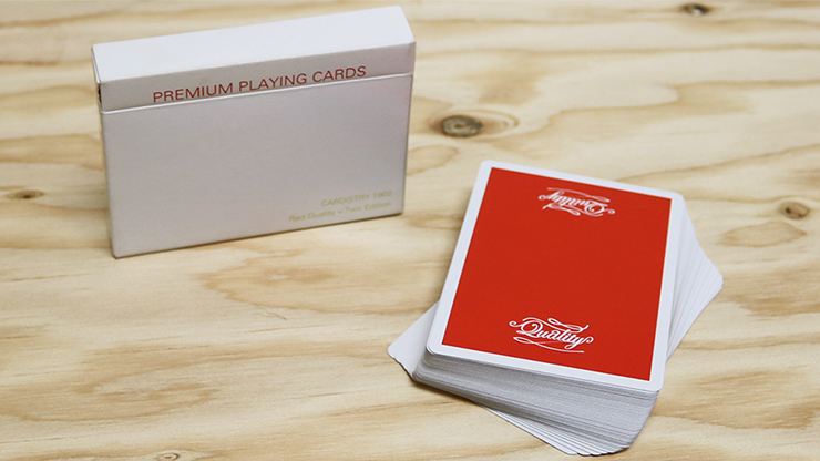 Quality Cardistry 1902 2nd Edition Red Playing Cards - Click Image to Close