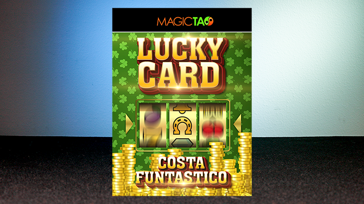 Lucky Card Blue (Gimmick and Online Instructions) by Costa Funta