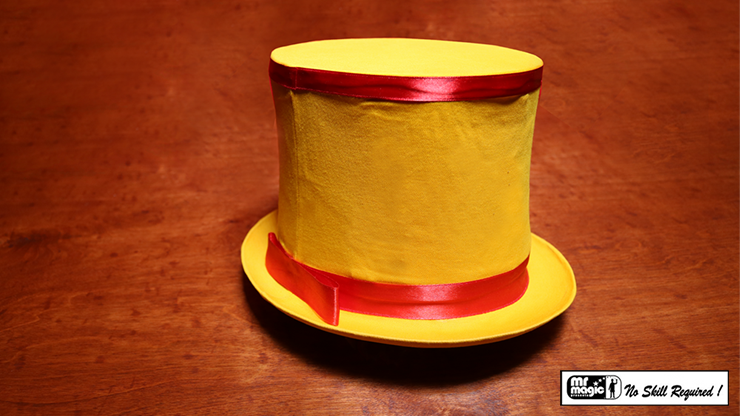Collapsible Top Hat (Yellow) by Mr. Magic - Trick