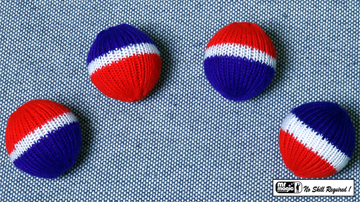 Crochet Balls( Multicolor 1.75") by Mr. Magic - Trick