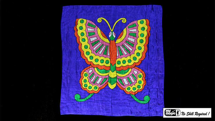 Production Silk Butterfly 36" x 36" by Mr. Magic - Trick