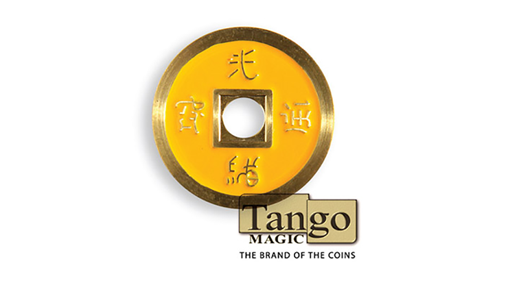Dollar Size Chinese Coin (Yellow) by Tango (CH031)