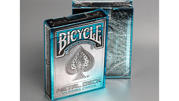 Bicycle Metal Rider Back Playing Cards (Blue) by Collectable Pla