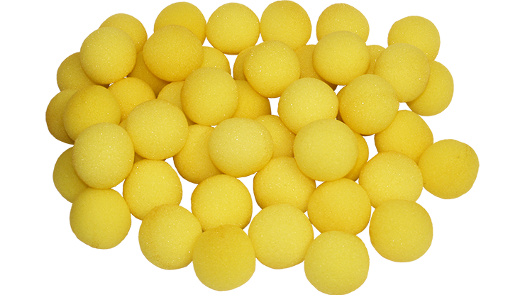 1" Super Soft Sponge Ball (Yellow) Bag of 50 from Magic By Gosh